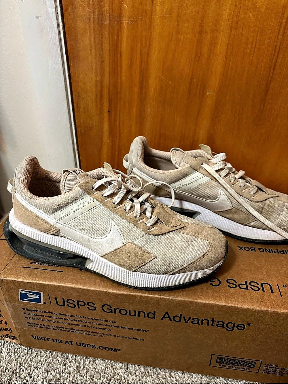 Nike Beige & White Sneakers